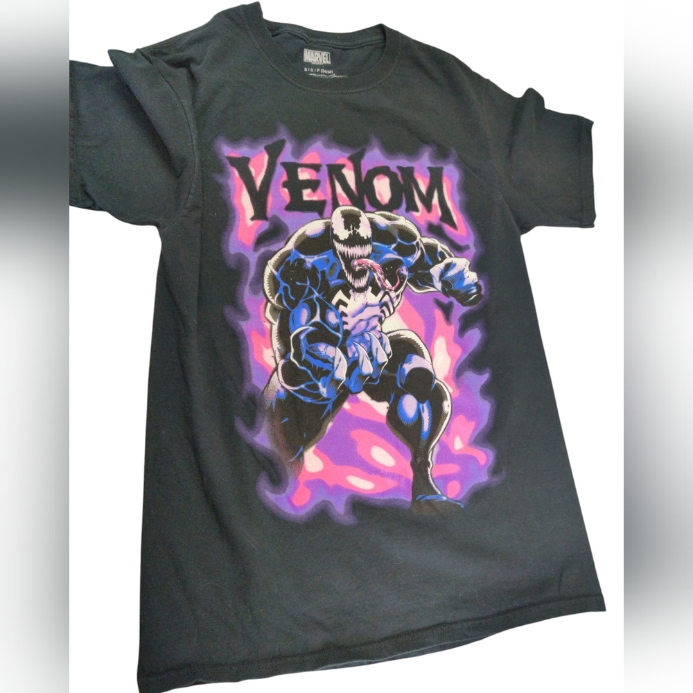 Venom T Shirt Marvel Sz Small Black